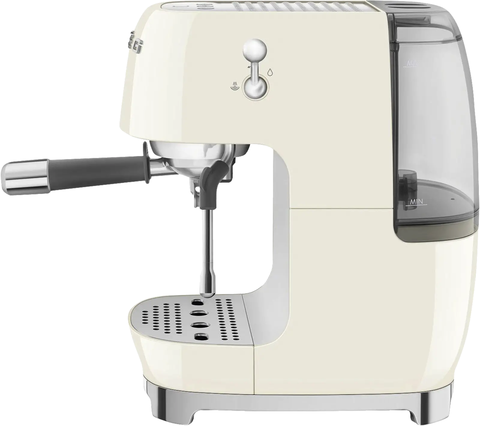 SMEG ECF03CREU 50's Style Handmatige Espressomachine - Creme