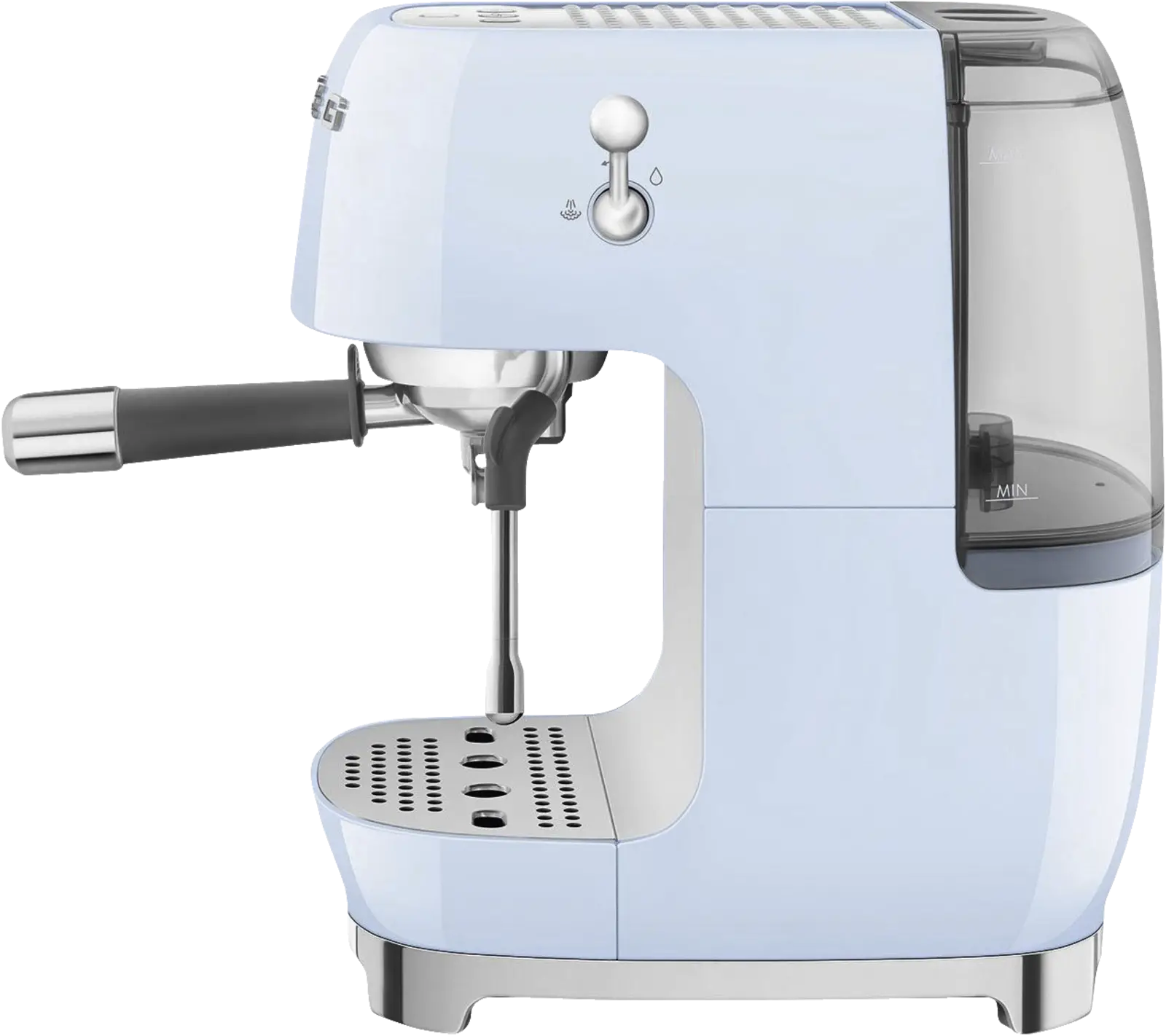 SMEG ECF03PBEU 50's Style Handmatige Espressomachine - Pastel Blauw