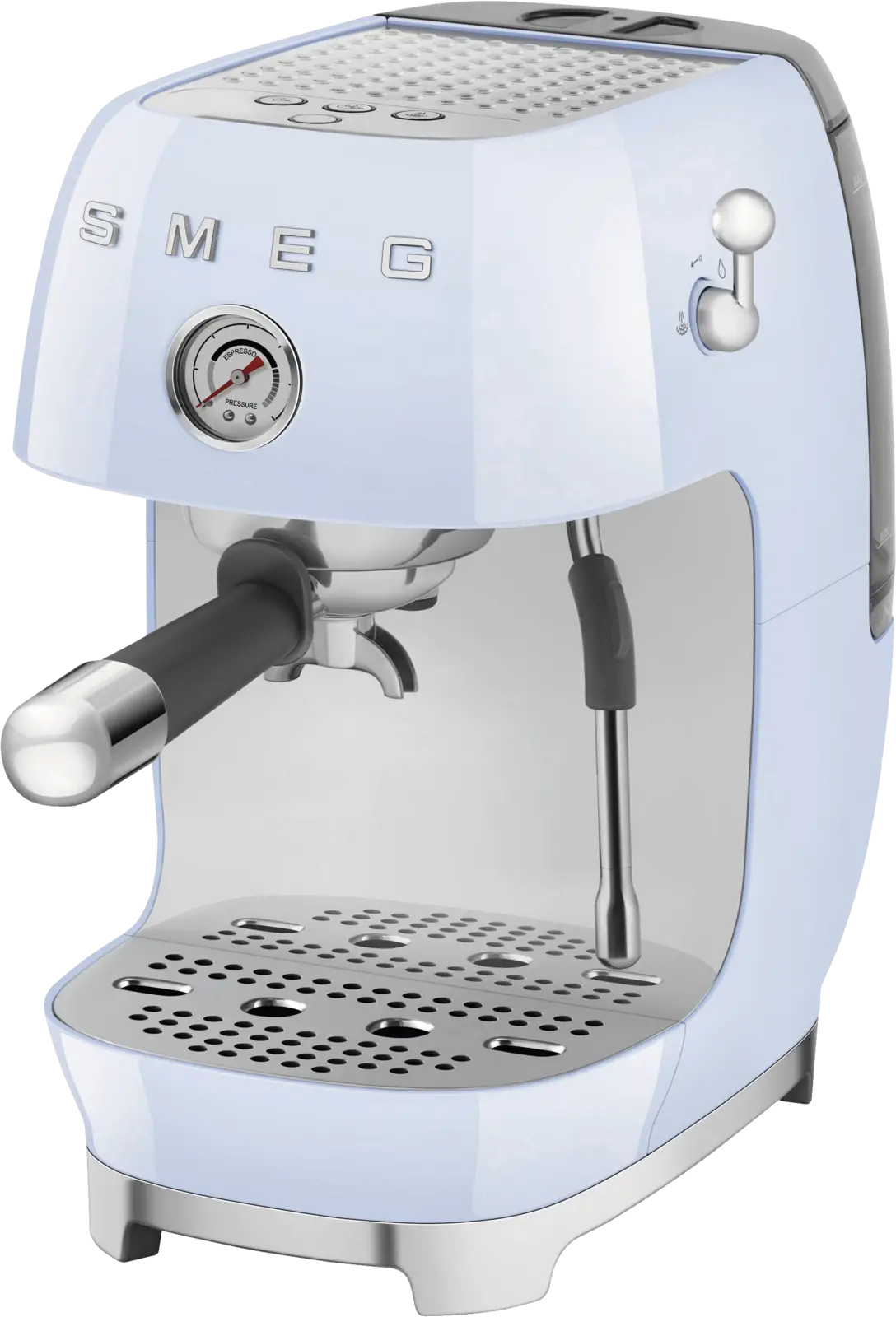 SMEG ECF03PBEU 50's Style Handmatige Espressomachine - Pastel Blauw