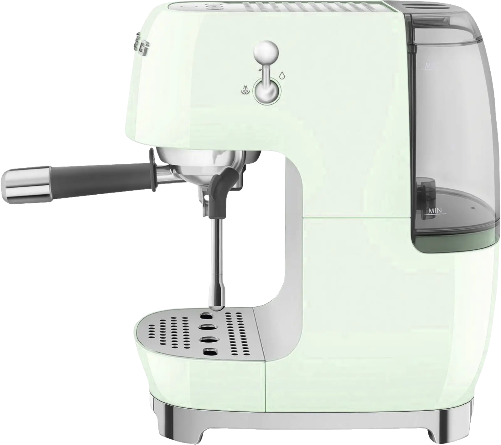 SMEG ECF03PGEU 50's Style Handmatige Espressomachine - Watergroen