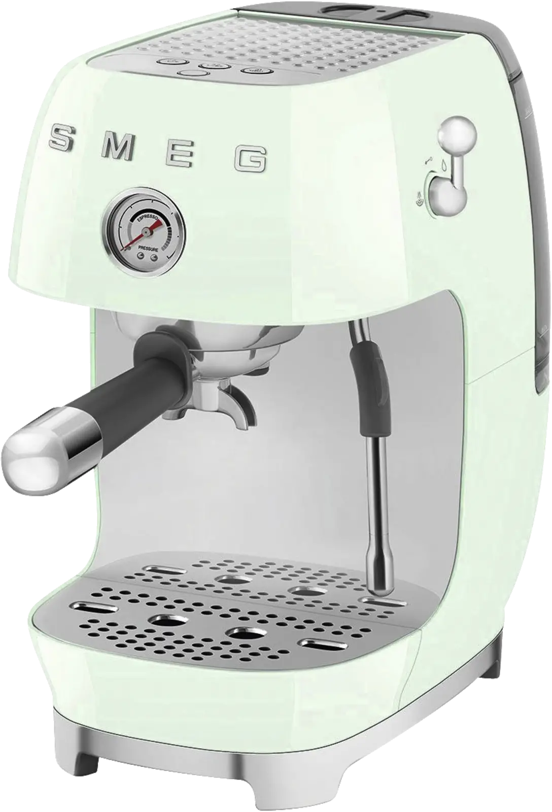 SMEG ECF03PGEU 50's Style Handmatige Espressomachine - Watergroen