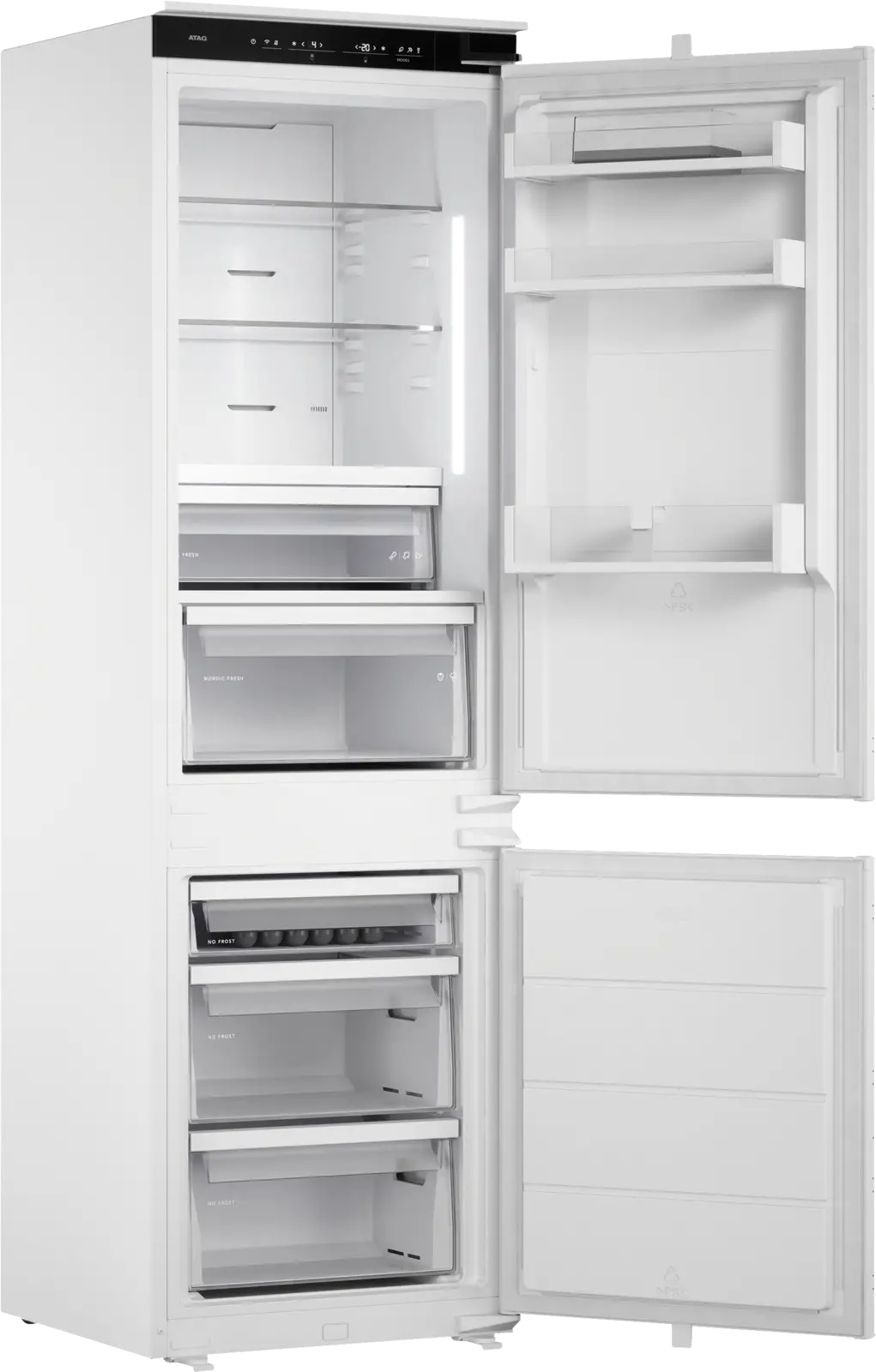 ATAG KSC8178ND Inbouw Koel-vriescombinatie