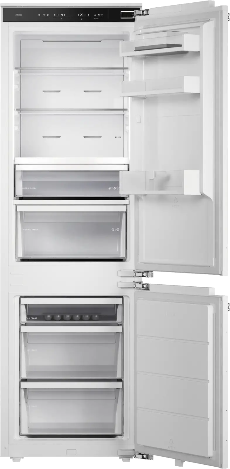 ATAG KDC8178ND Inbouw Koel-vriescombinatie 