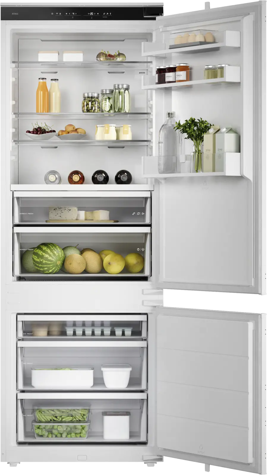 ATAG KSC8194NDXL Inbouw Koel-vriescombinatie