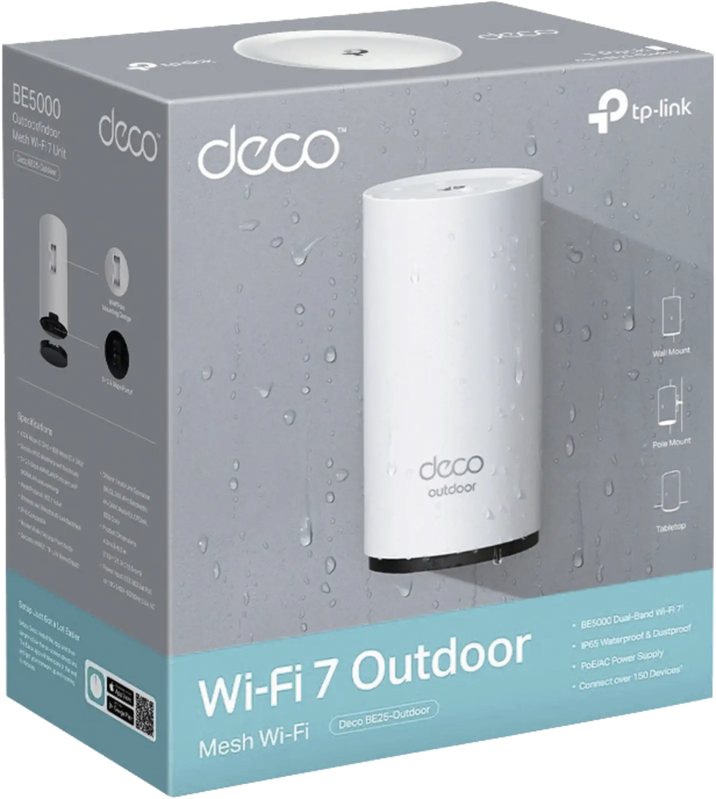 TP-link Deco BE25 Outdoor Mesh WiFi 7 Router