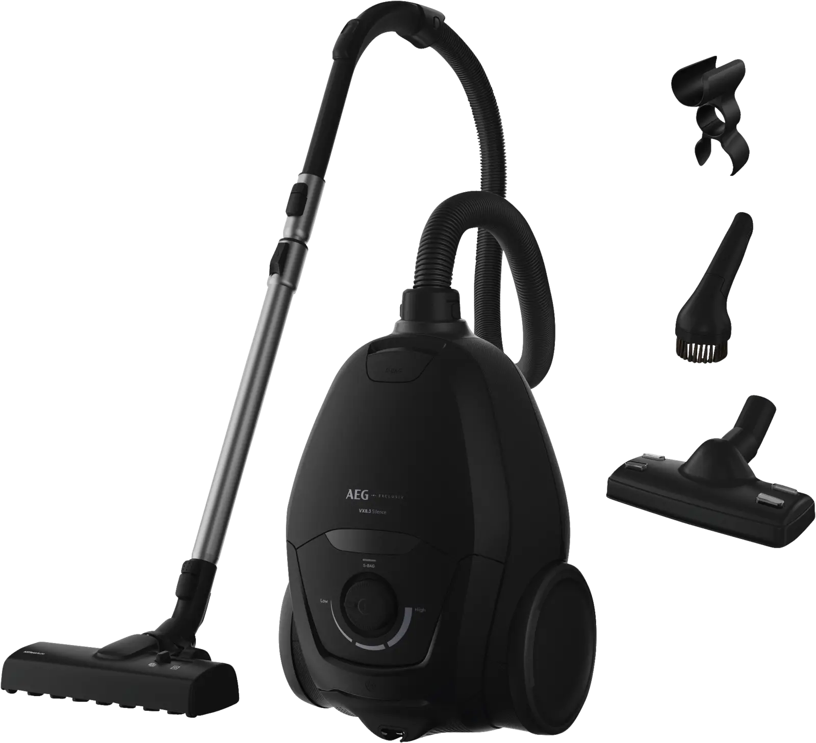 AEG VX83-A2EPP Stofzuiger met Zak - Ebony Black