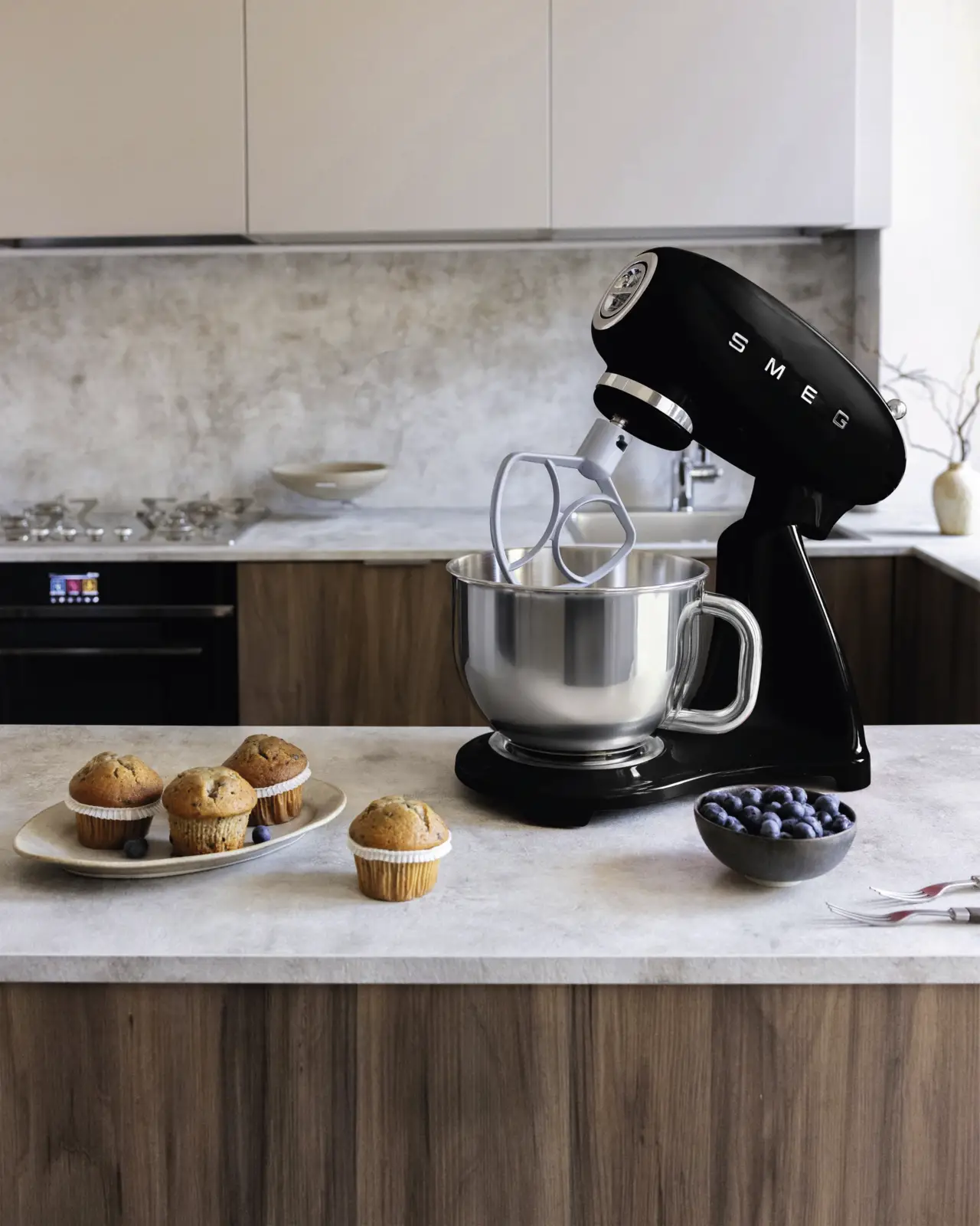 SMEG SMF05BLEU 50's Style Keukenmachine - Zwart