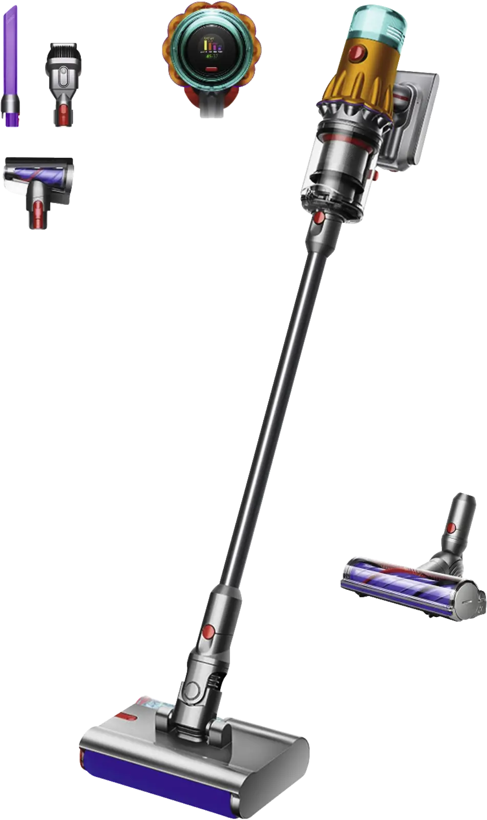 Dyson V12s Detect Slim Submarine Steelstofzuiger met Dweilfunctie