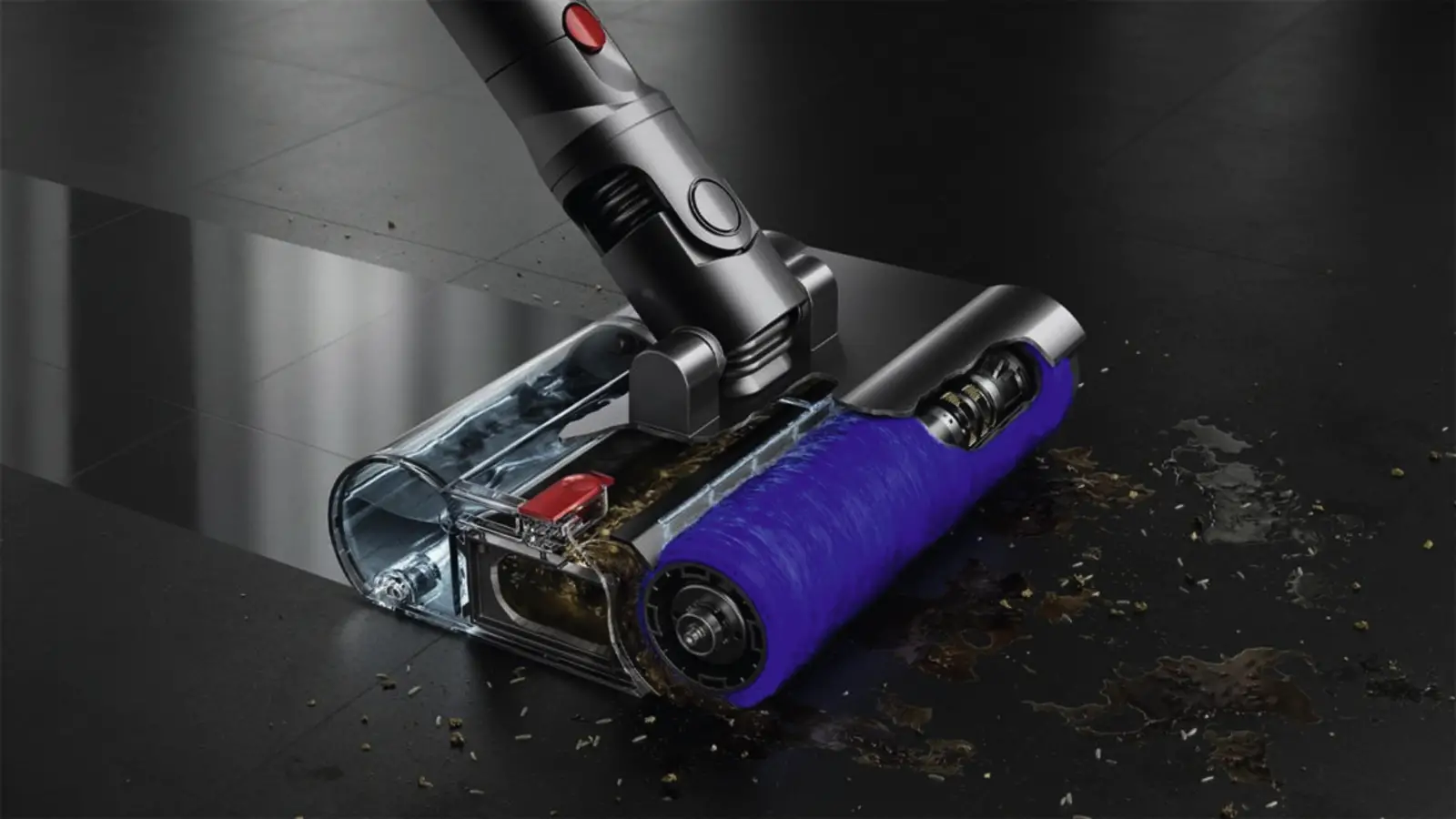 Dyson V12s Detect Slim Submarine Steelstofzuiger met Dweilfunctie