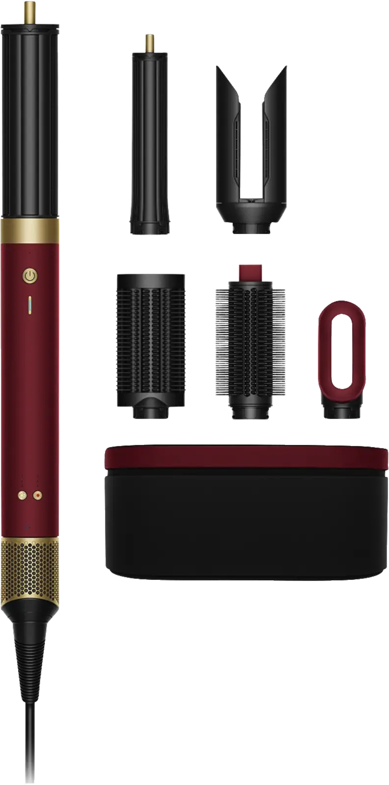 Dyson Airwrap Co-anda2x Multistyler en Föhn - Straight& Wavy - Red Velvet Goud