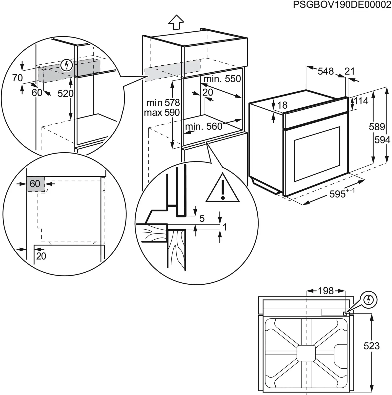 AEG TX7PB62FSB 7000 MealAssist met PizzaExpert Heteluchtoven