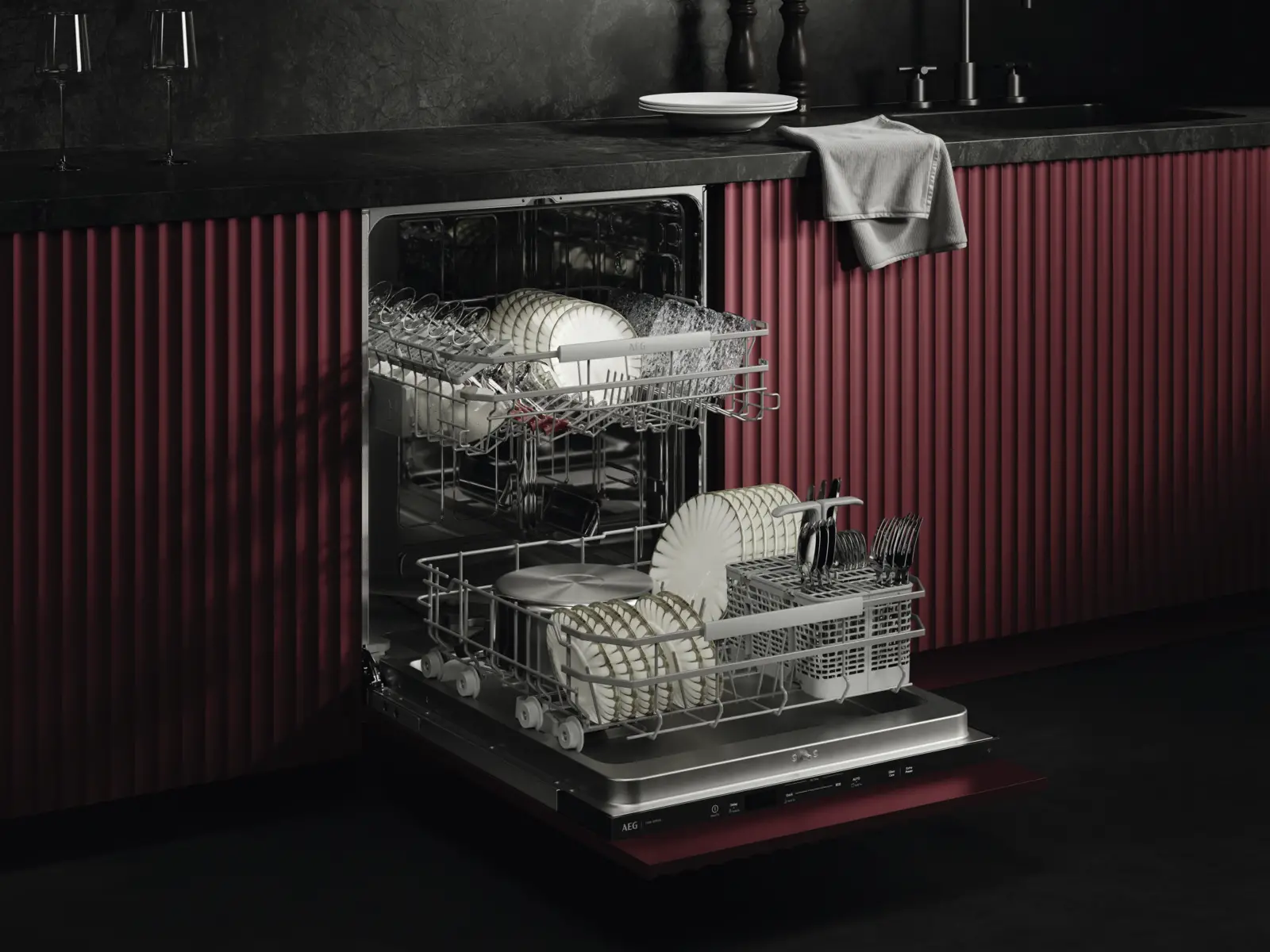 AEG GI7211A1SX 7000 WaterSavings Inbouw Vaatwasser 