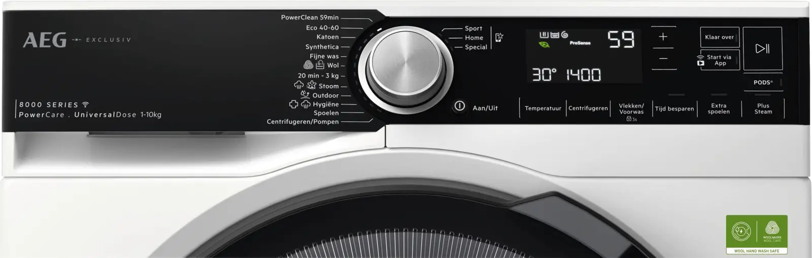 AEG LR87BADEN 8000 PowerCare UniversalDose Wasmachine