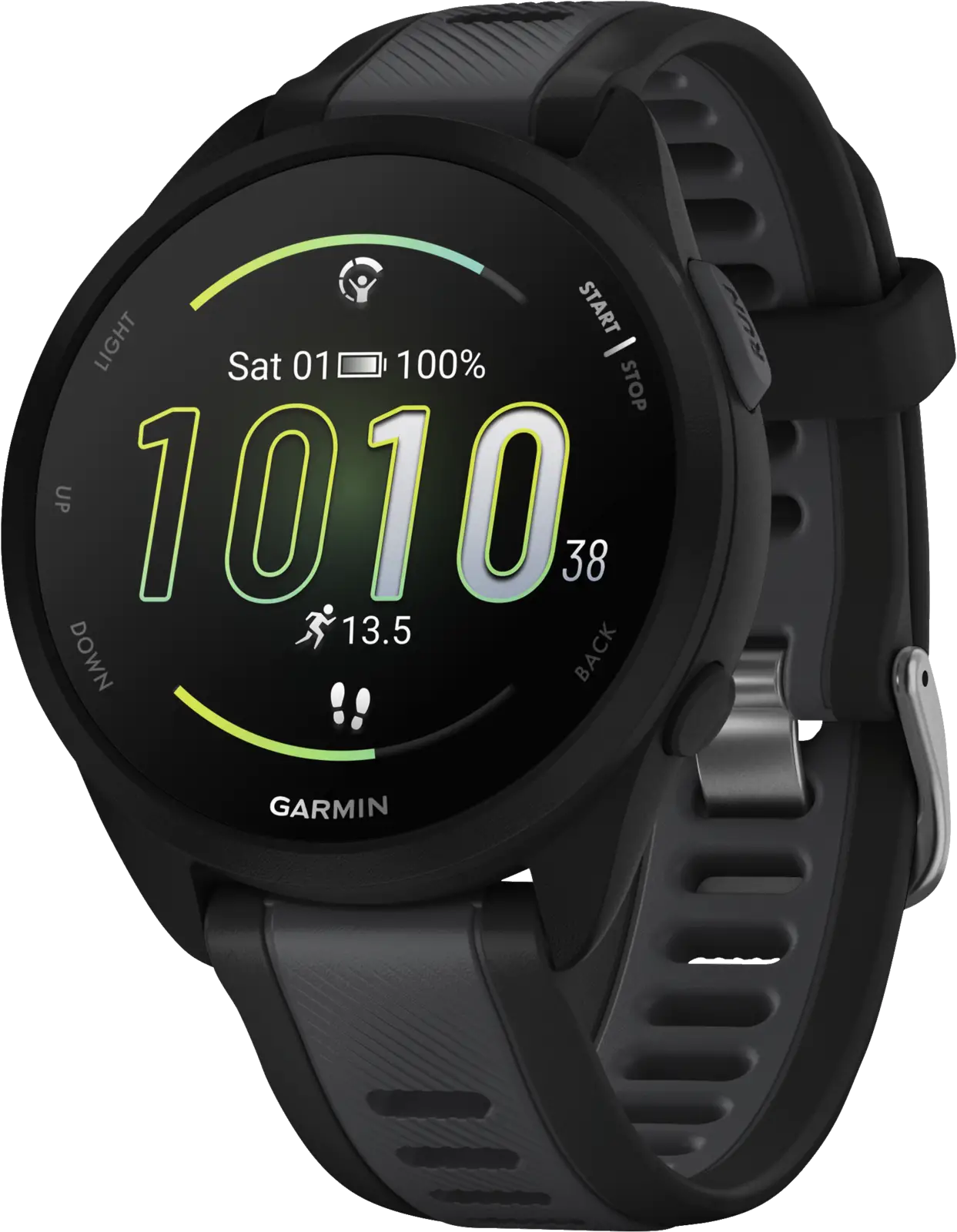 Garmin Forerunner® 165 Music, Black/Slate grey