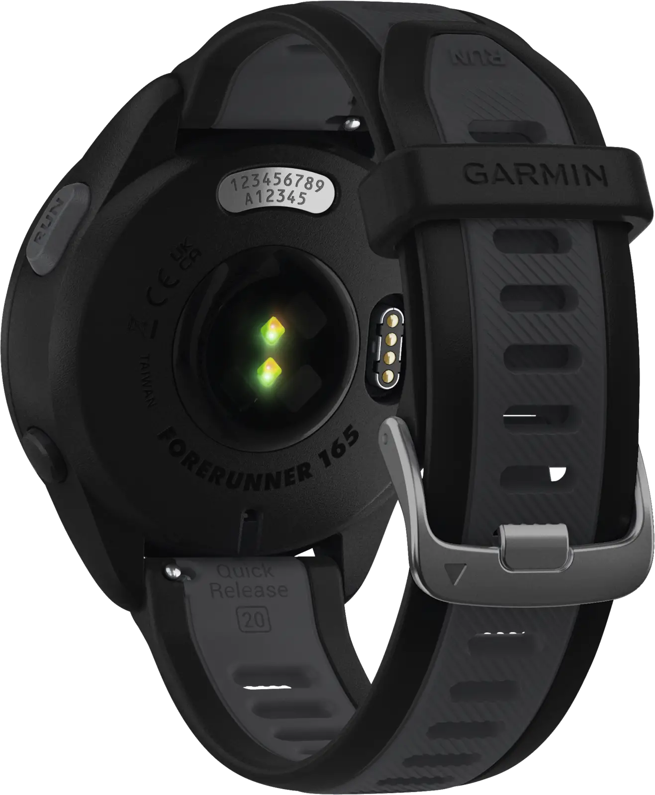 Garmin Forerunner® 165 Music, Black/Slate grey