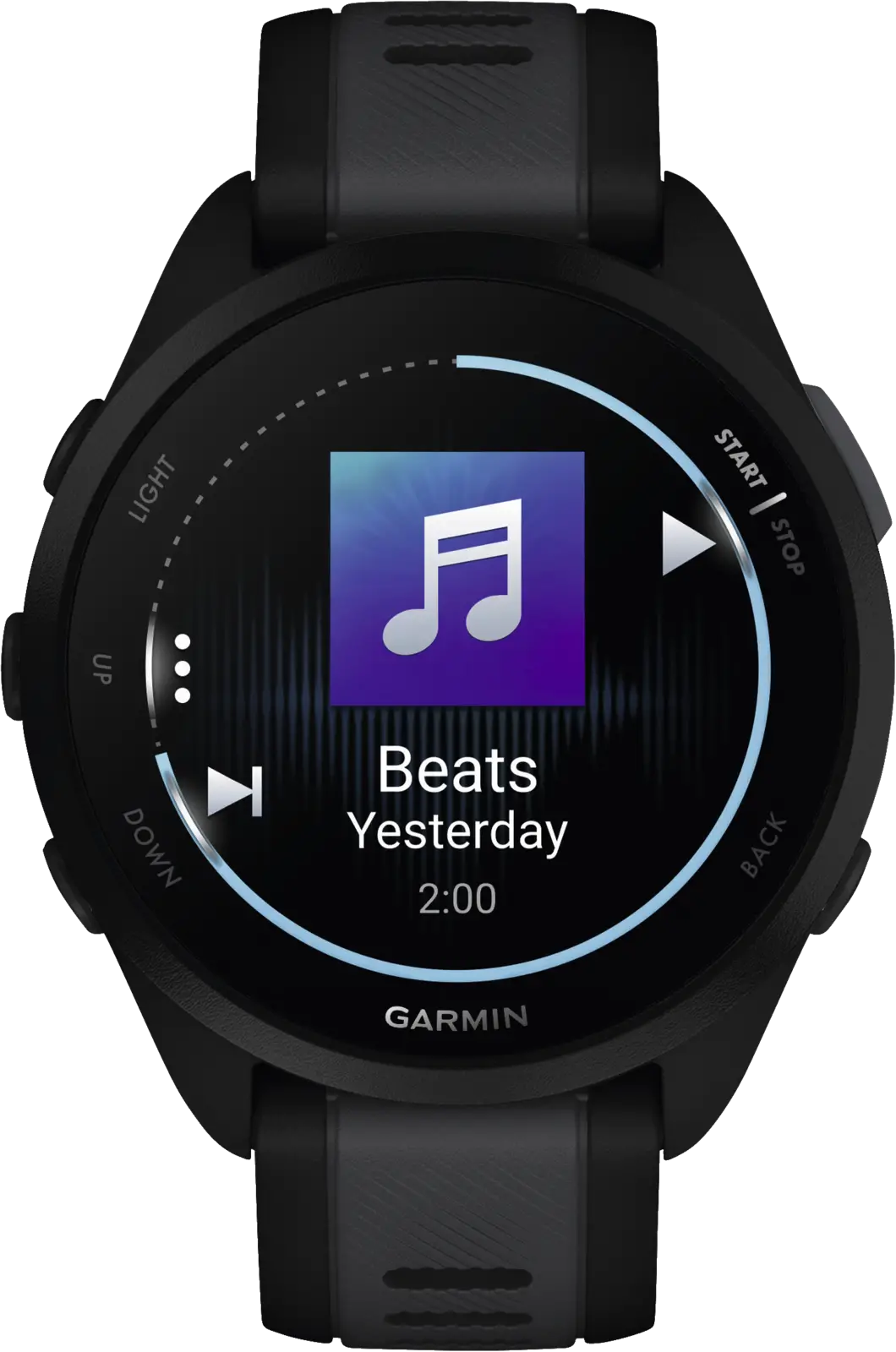 Garmin Forerunner® 165 Music, Black/Slate grey