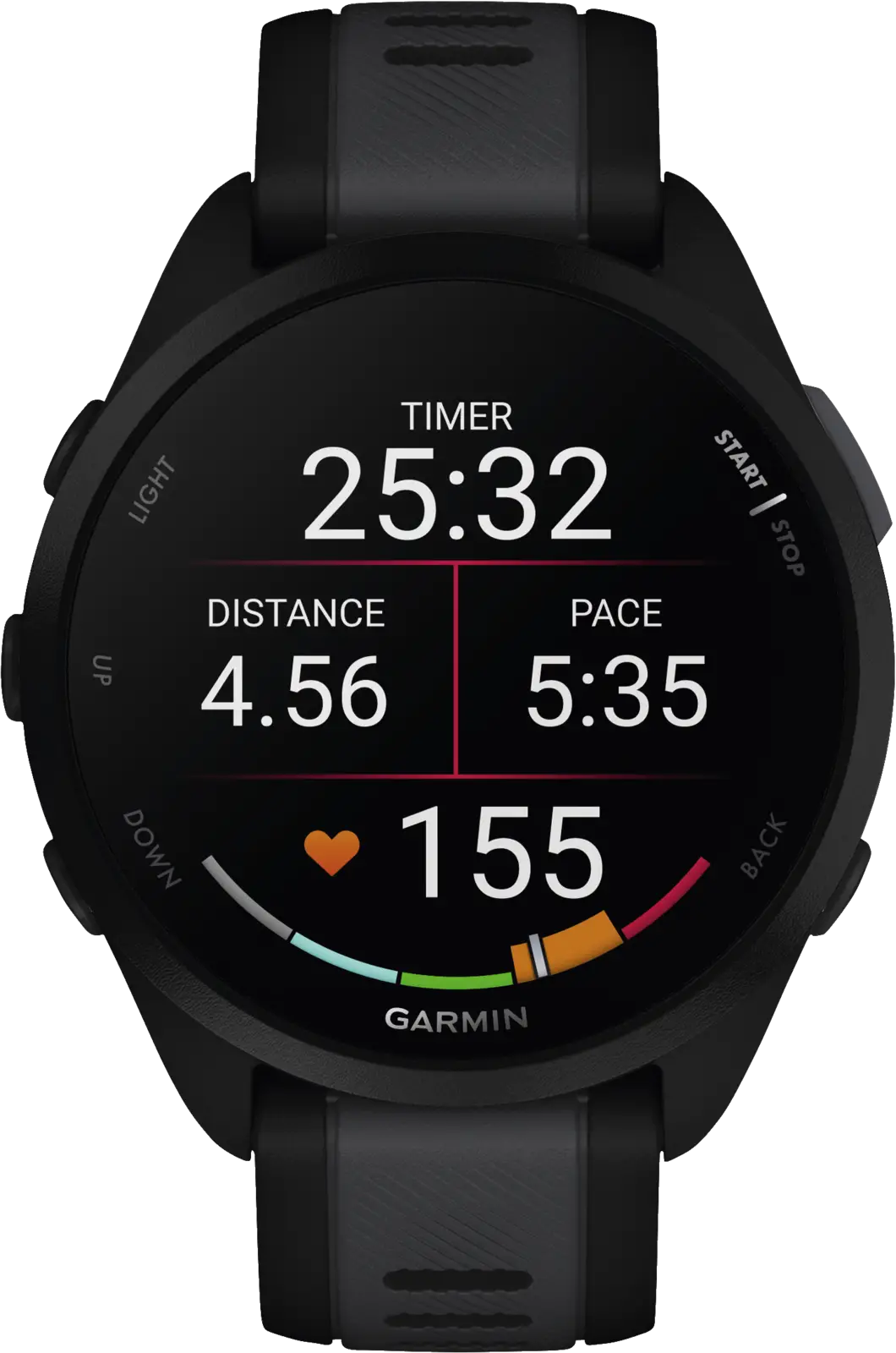 Garmin Forerunner® 165 Music, Black/Slate grey
