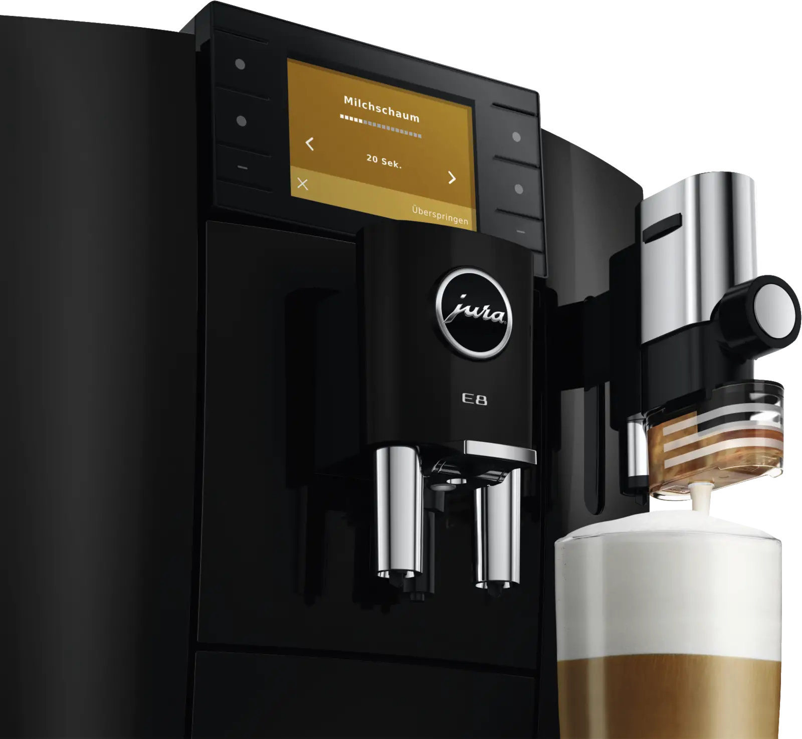 JURA E8 Piano Black (ED) Volautomatische Koffiemachine 