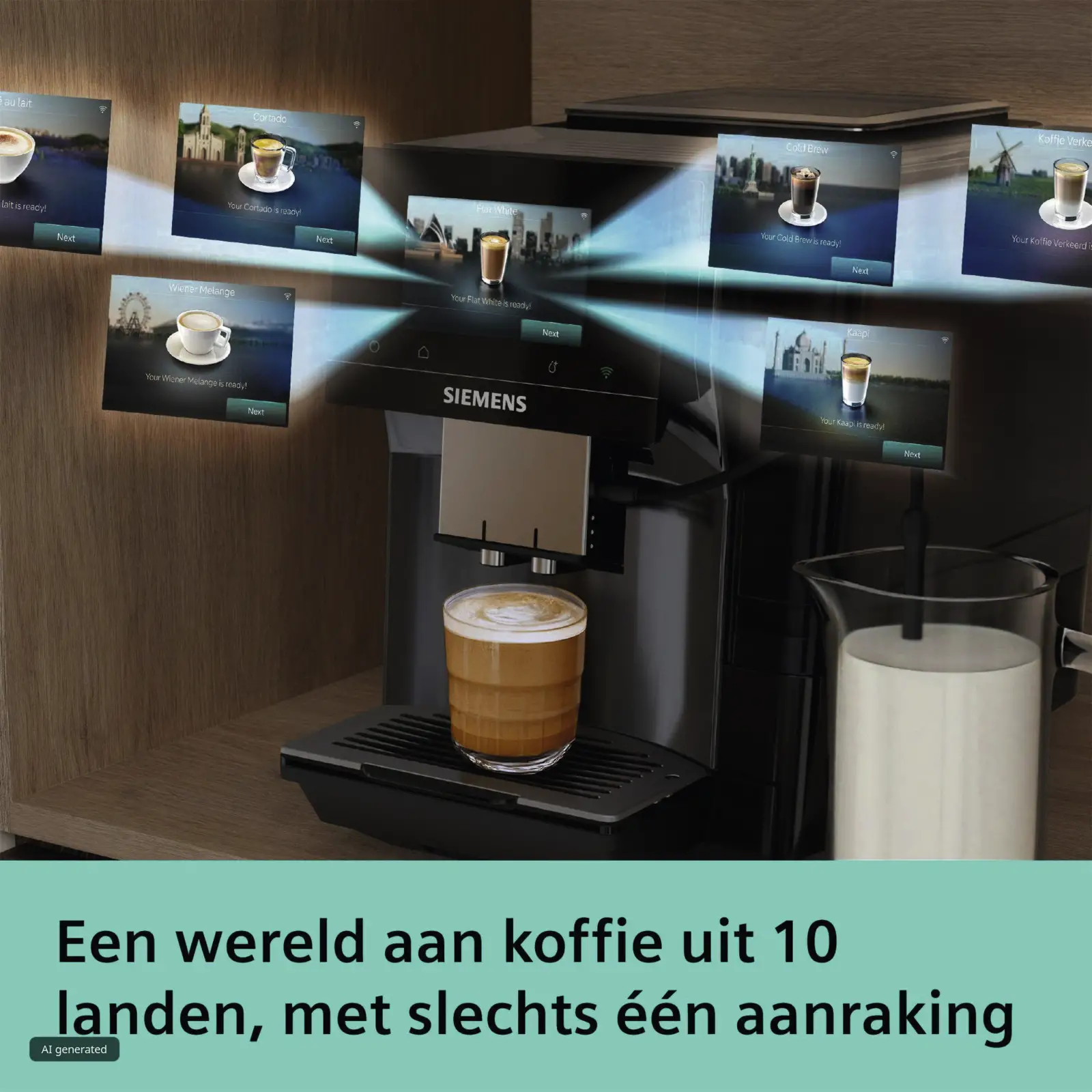 Siemens TP727EF6 EQ700 iAroma extraKlasse Volautomatische Koffiemachine