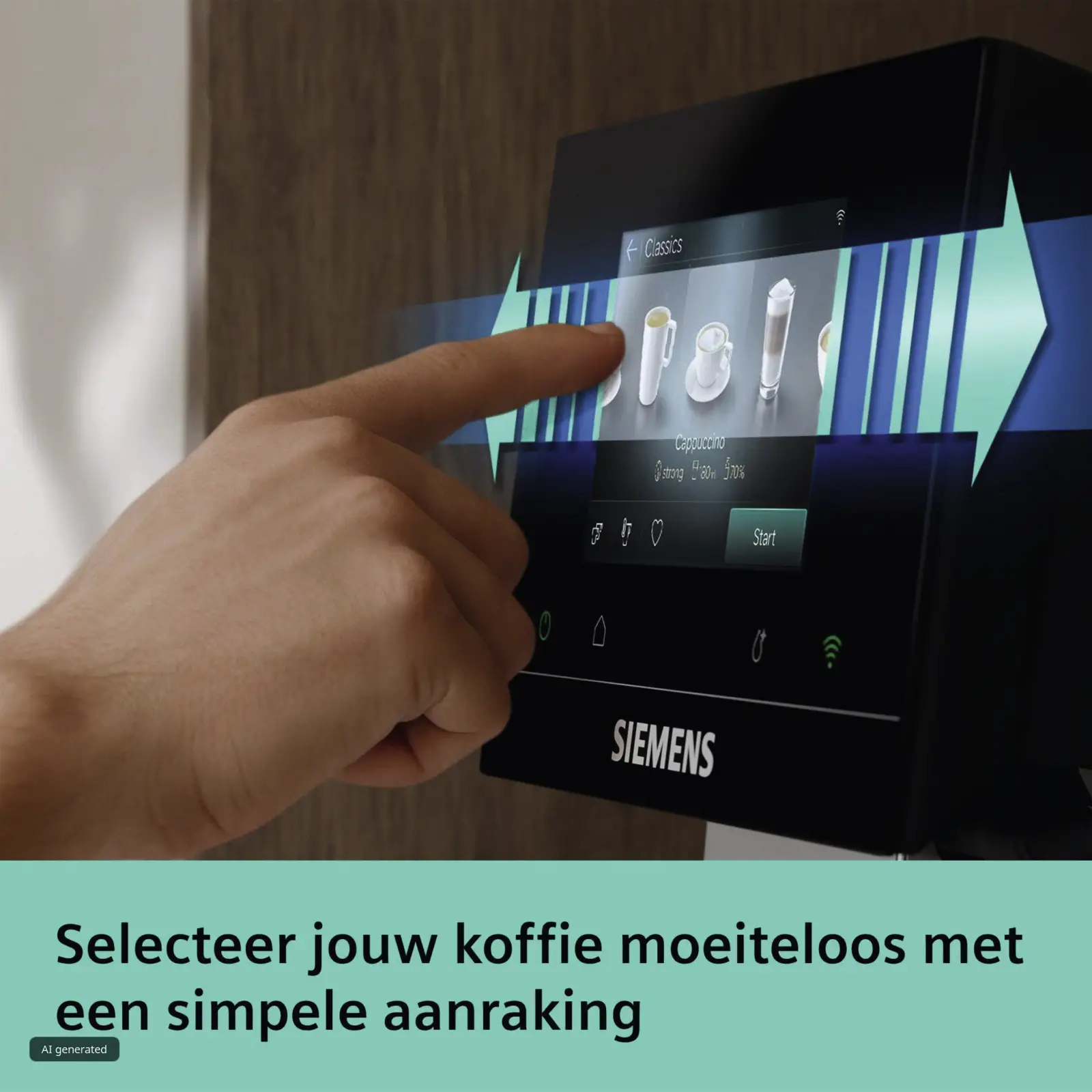 Siemens TP727EF6 EQ700 iAroma extraKlasse Volautomatische Koffiemachine