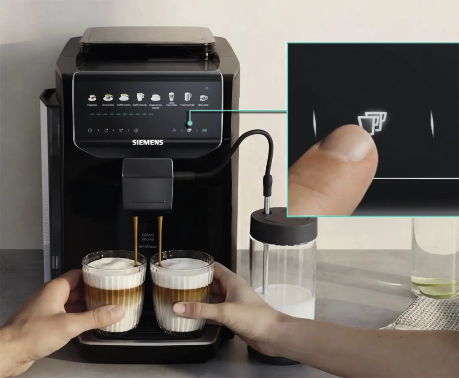 Siemens TP555EF5 EQ500 iAroma extraKlasse Volautomatische Koffemachine