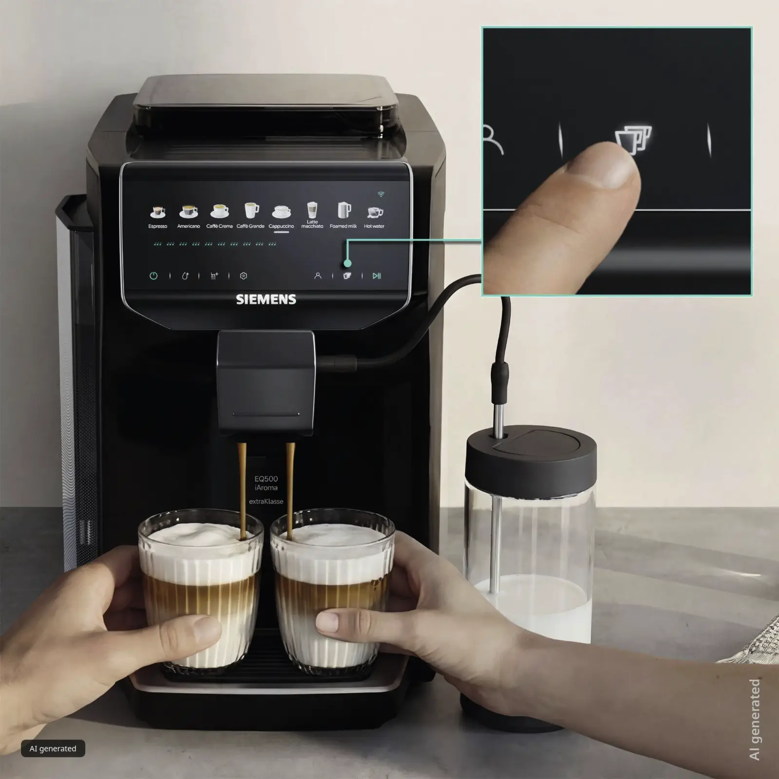 Siemens TP555EF5 EQ500 iAroma extraKlasse Volautomatische Koffemachine
