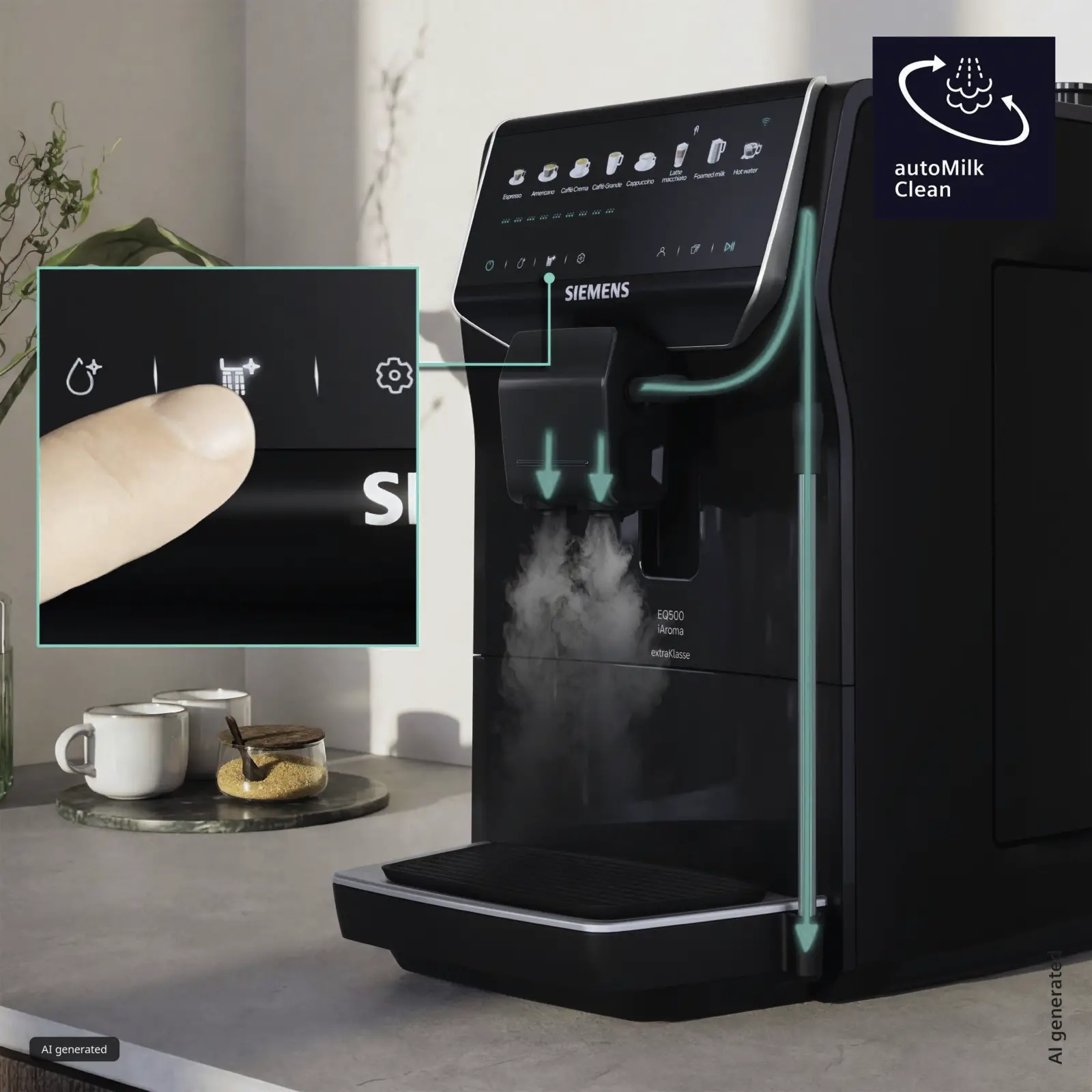 Siemens TP555EF5 EQ500 iAroma extraKlasse Volautomatische Koffemachine