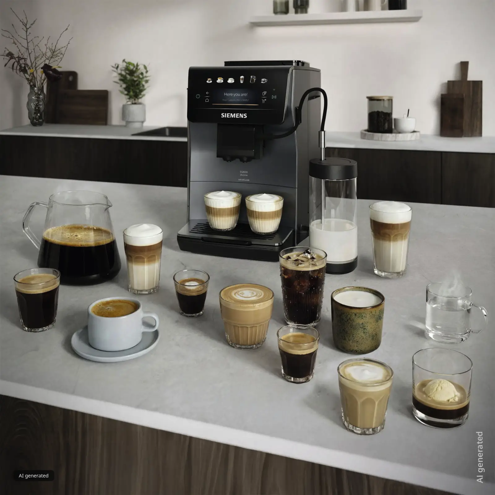 Siemens TP603EF6 EQ600 iAroma extraKlasse Volautomatische Koffiemachine