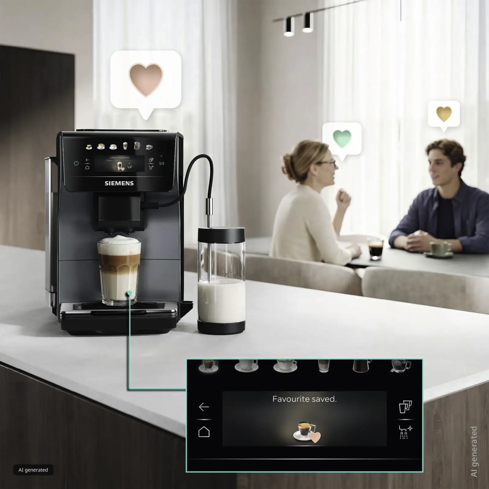 Siemens TP603EF6 EQ600 iAroma extraKlasse Volautomatische Koffiemachine
