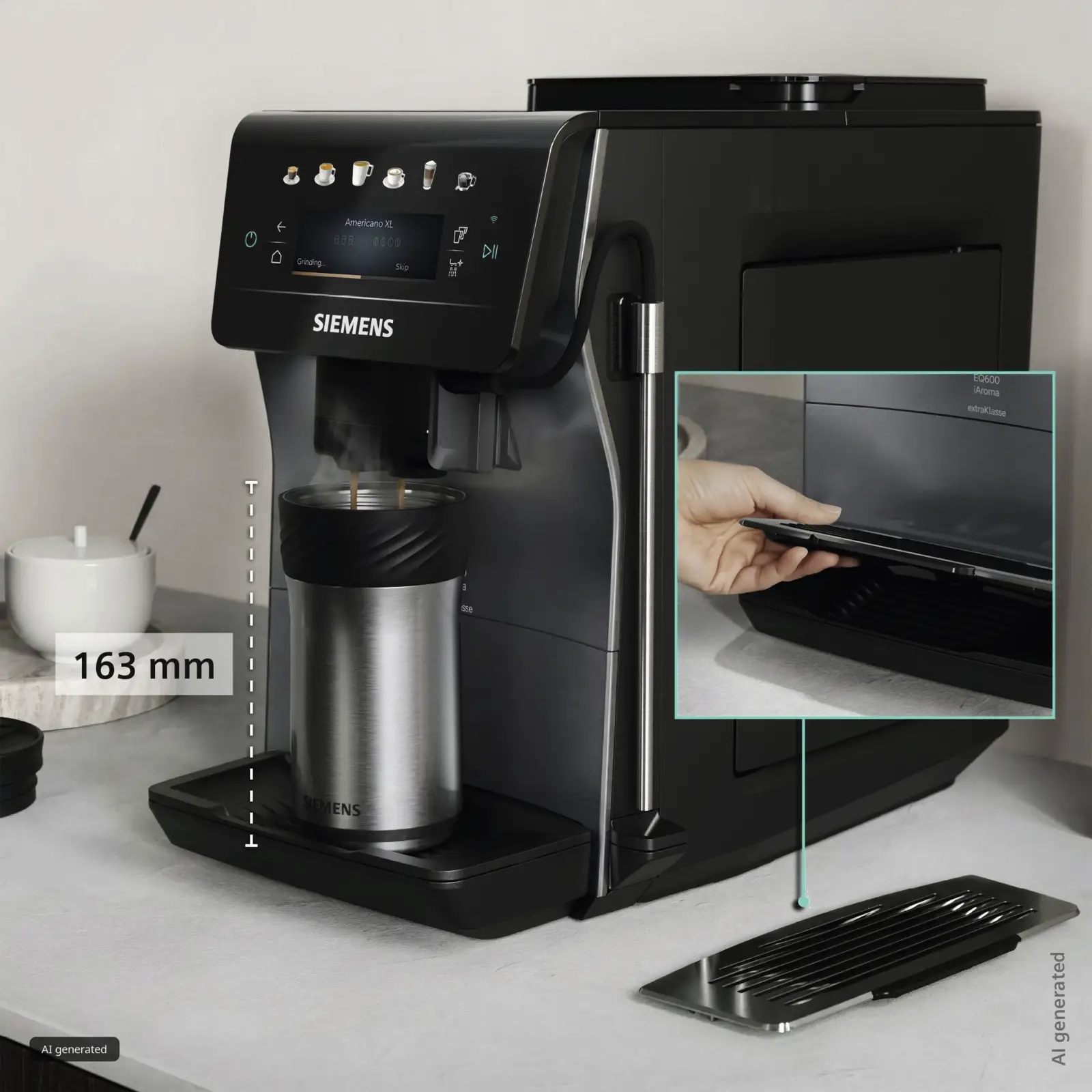 Siemens TP603EF6 EQ600 iAroma extraKlasse Volautomatische Koffiemachine