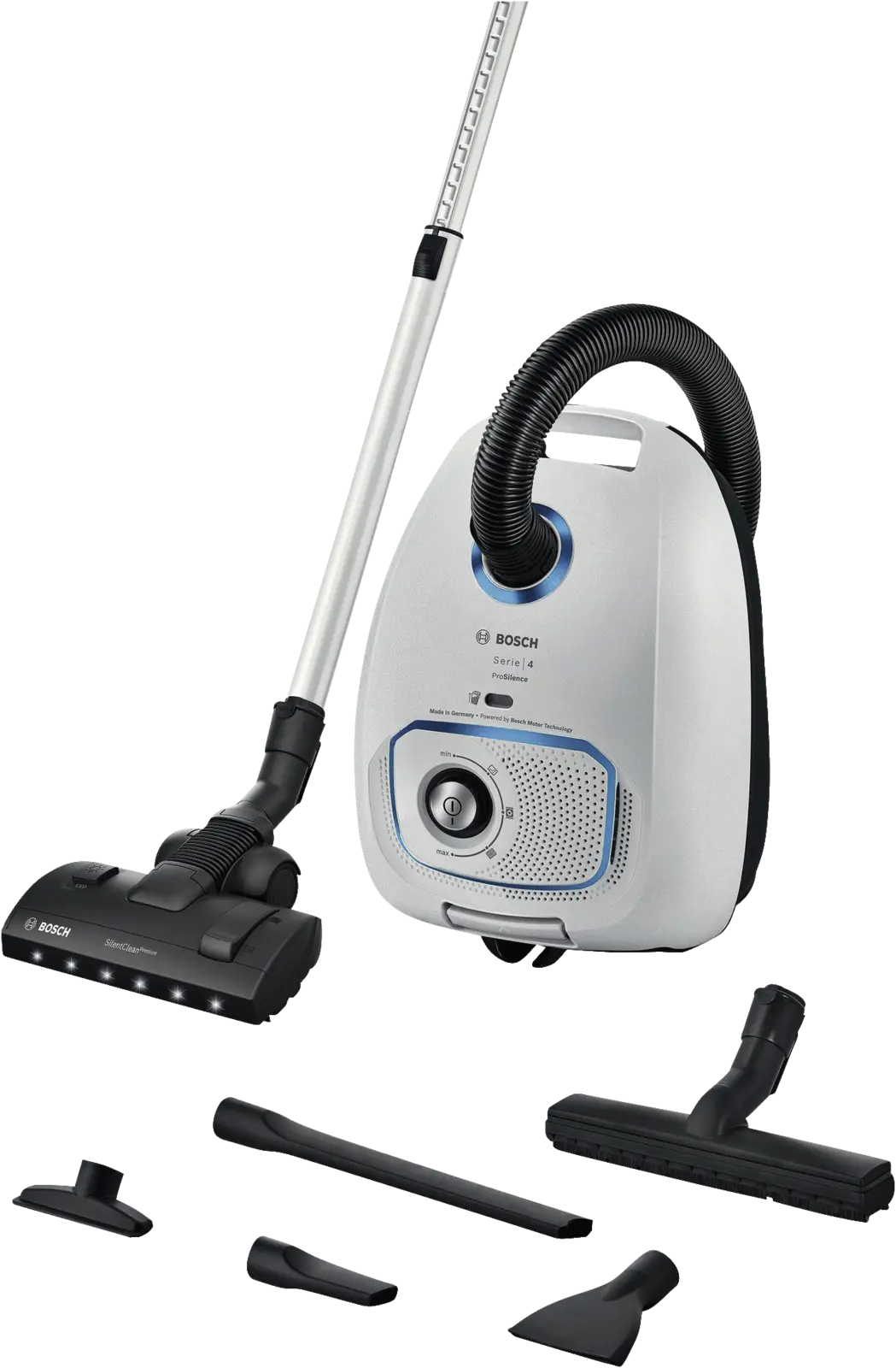 BOSCH BGL41SIL1L Serie 4 ProSilence Stofzuiger met Zak - Wit