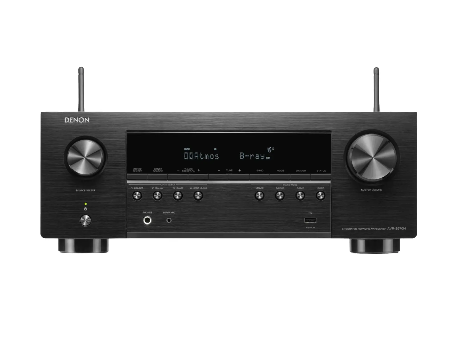 Denon AVRS970HBKE2 7.2-kanaals 8K AV-receiver