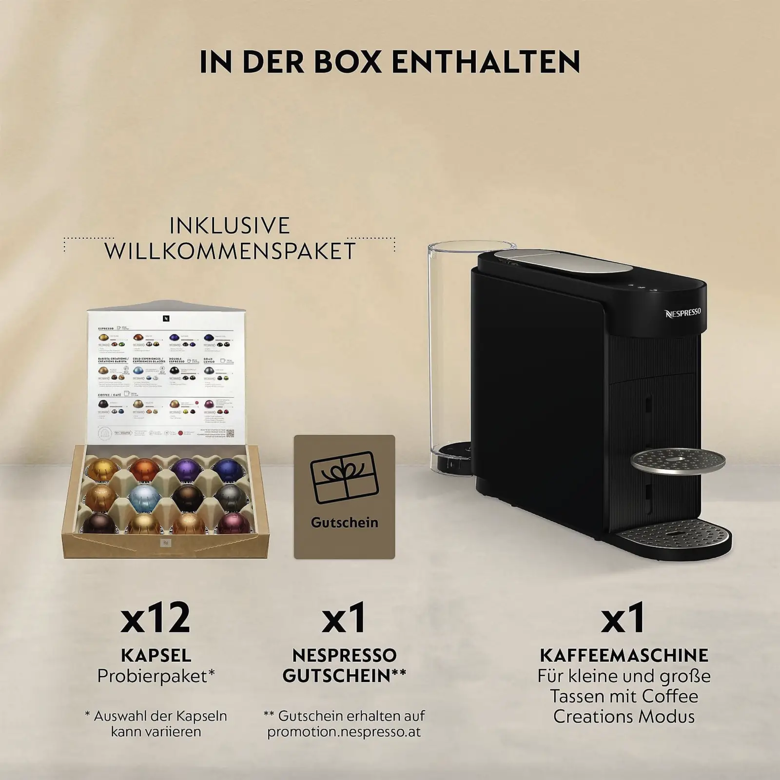 Krups NESPRESSO XN9408 Vertuo UP Koffiemachine - Zwart