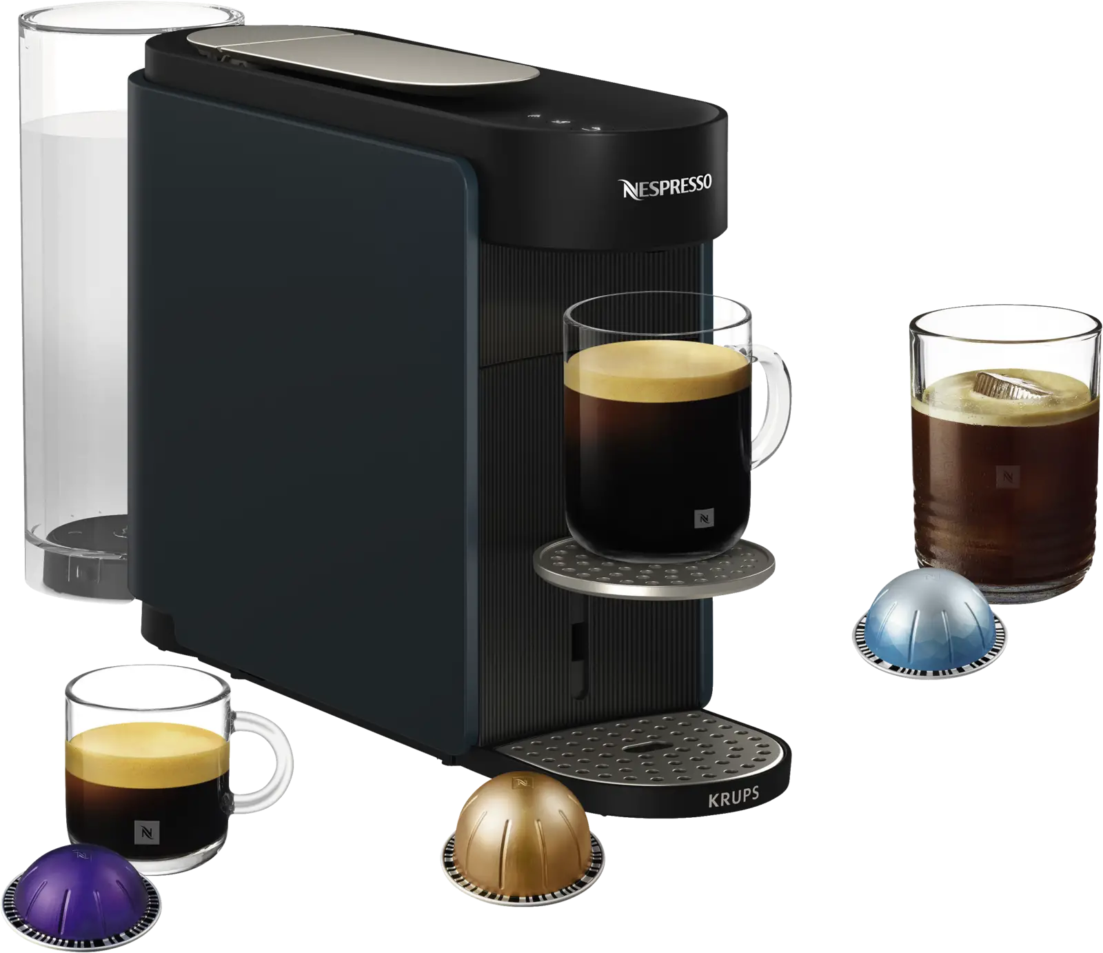 Krups XN9404 NESPRESSO Vertuo UP Koffiemachine - Blauw