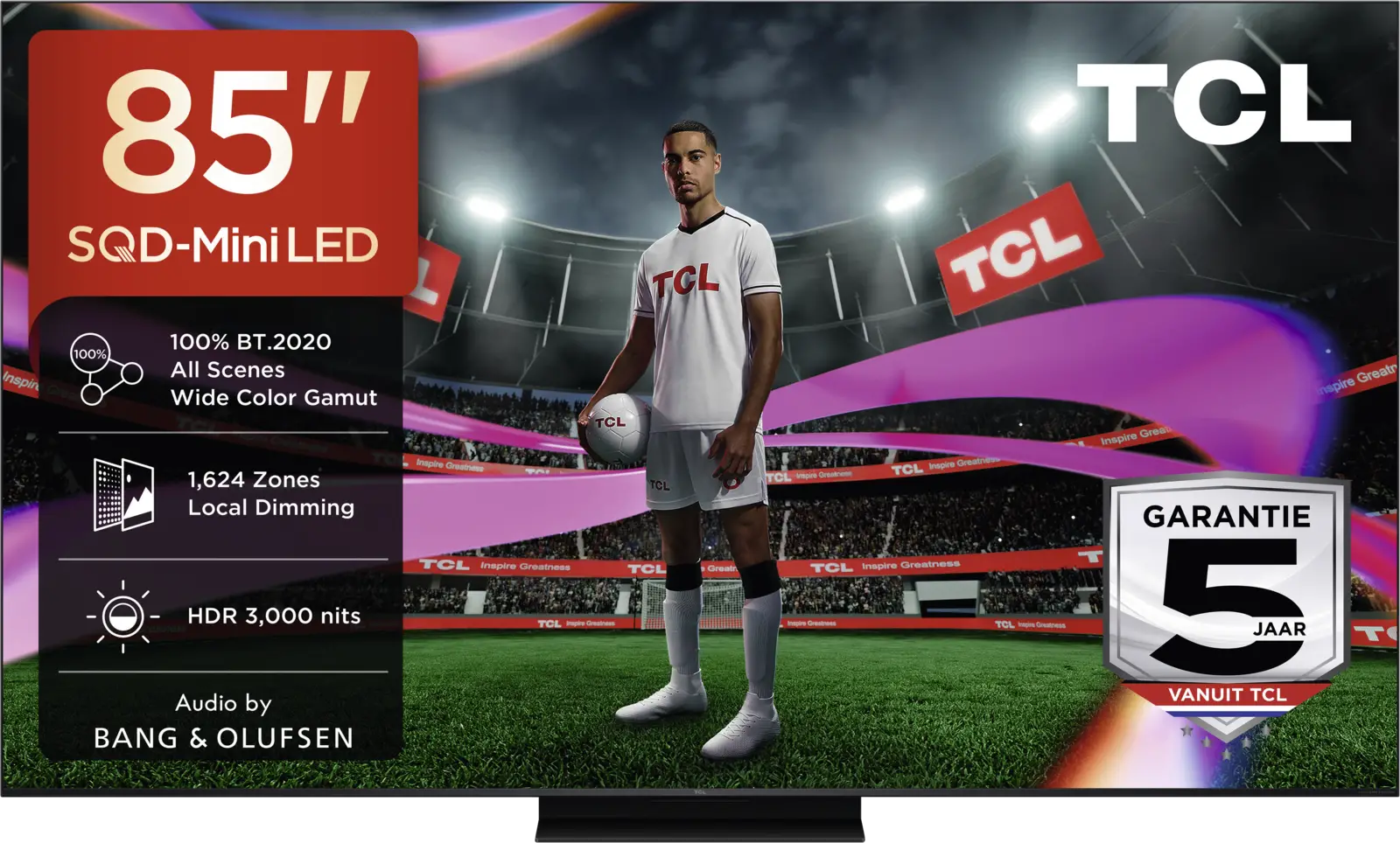 TCL 85MSQLED85L SQD Mini LED 4K TV (2026)