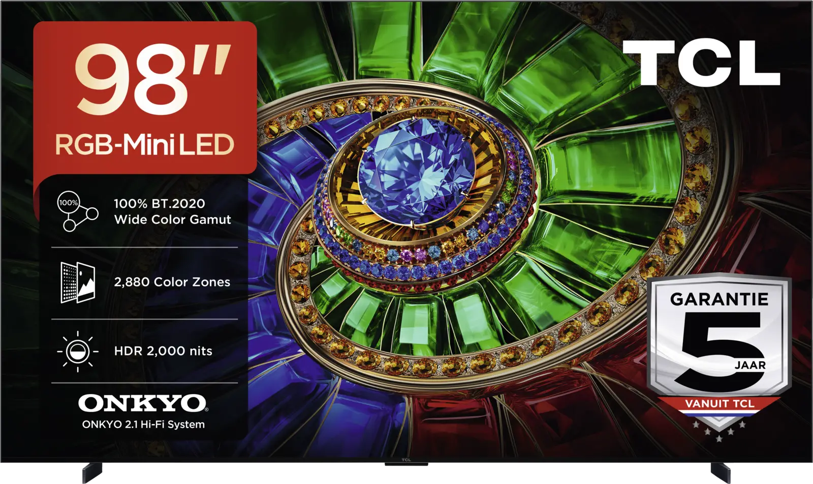 TCL 98RM7L RGB Mini LED 4K Smart TV (2026)