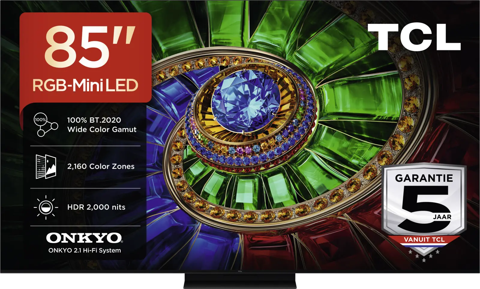 TCL 85RM7L RGB Mini LED 4K Smart TV (2026)
