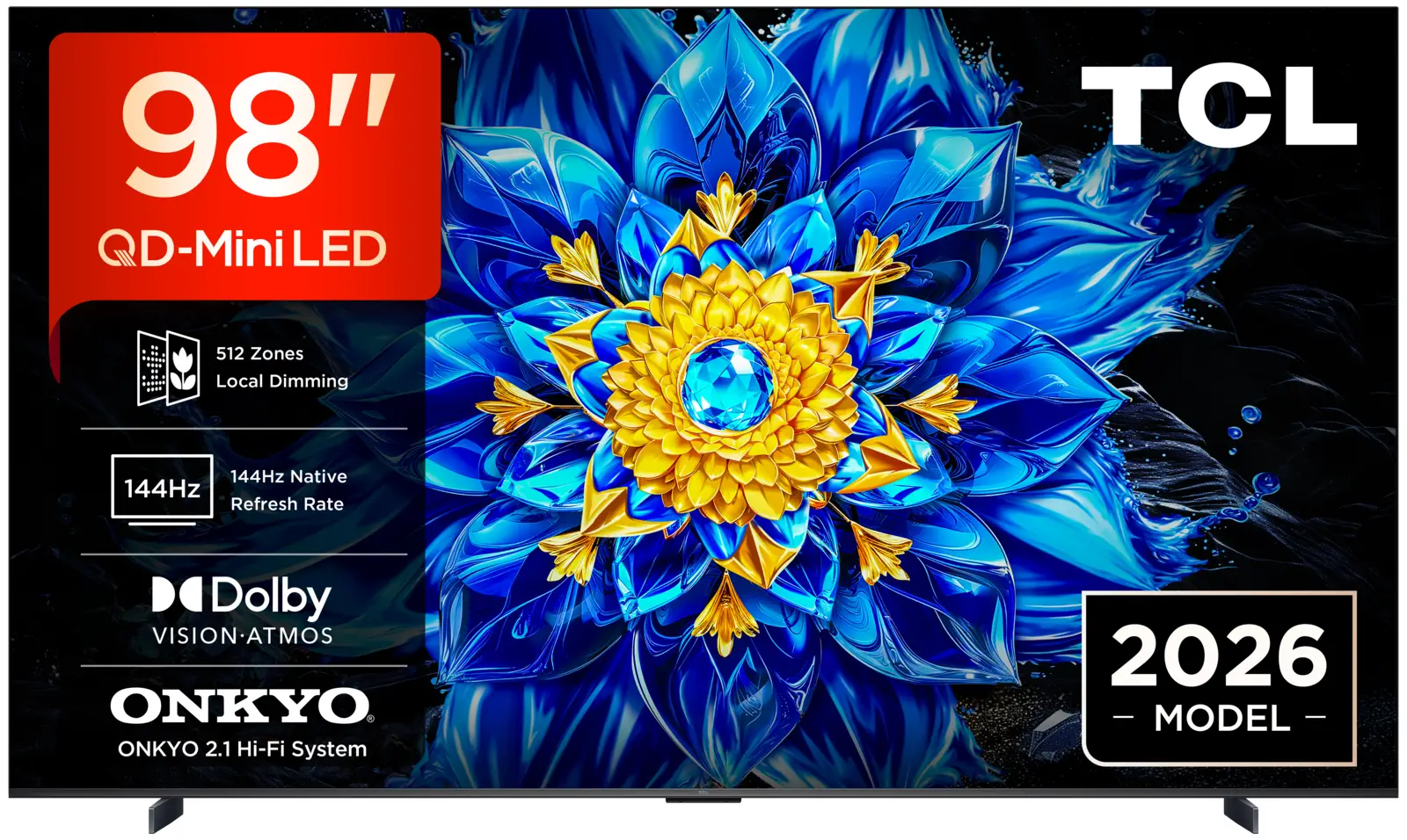TCL 98QLED810L QD-Mini LED QLED 4K Smart TV (2026)