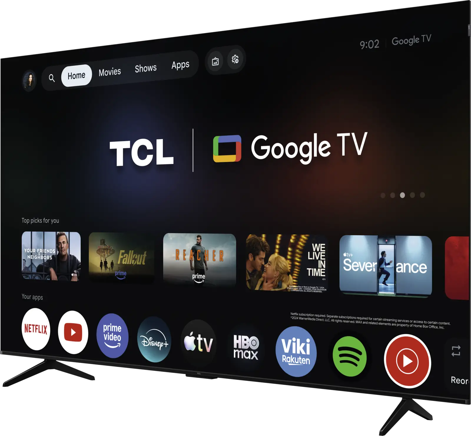 TCL 85QLED780L QLED 4K Google TV (2026)