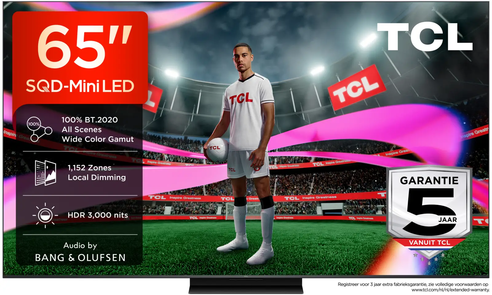 TCL 65MSQLED85L SQD Mini LED 4K TV (2026)