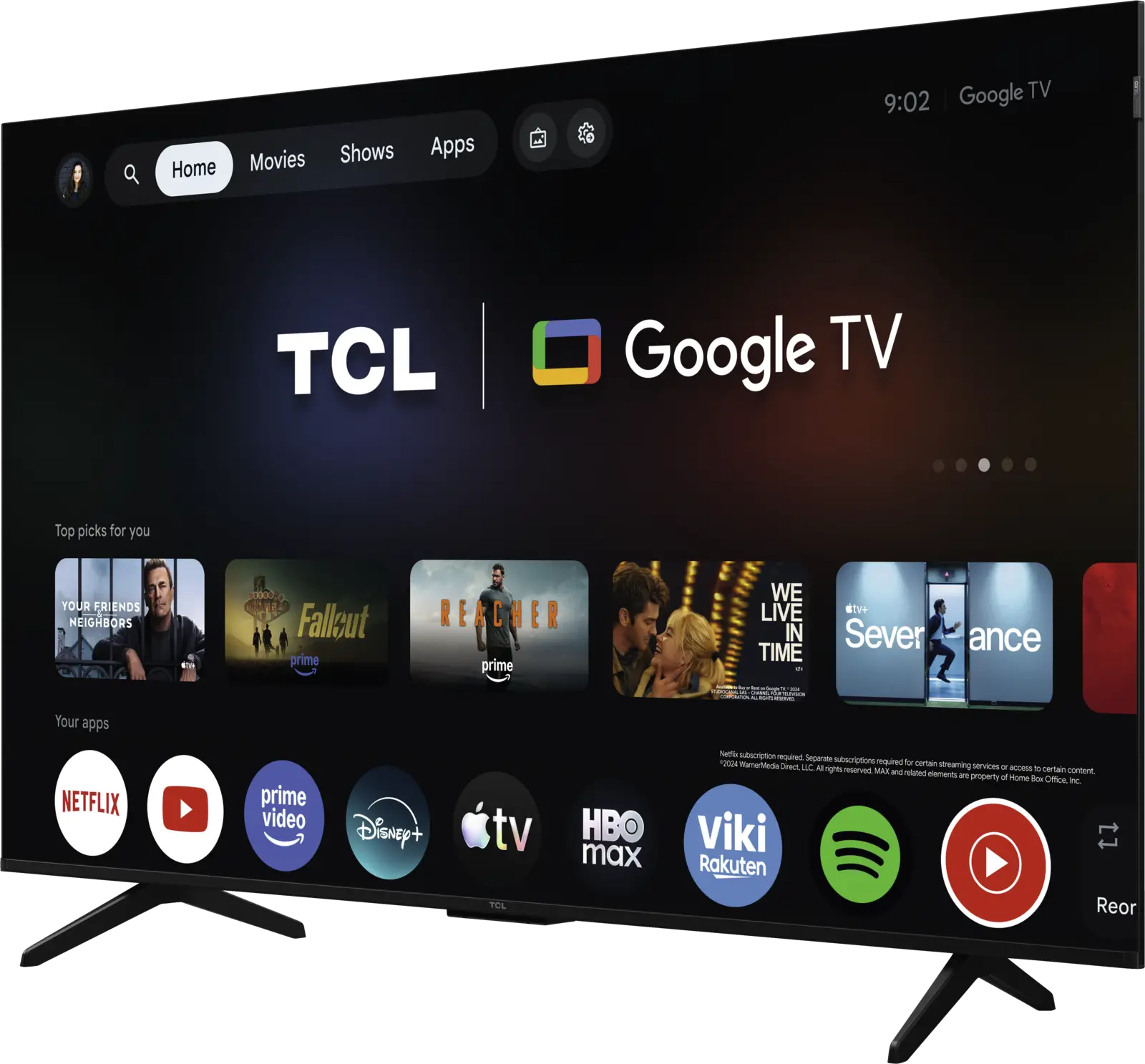 TCL 55QLED780L QLED 4K Google TV (2026)