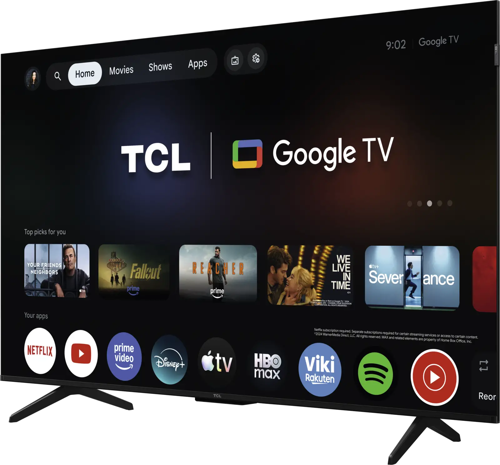 TCL 50QLED780L QLED 4K Google TV (2026)