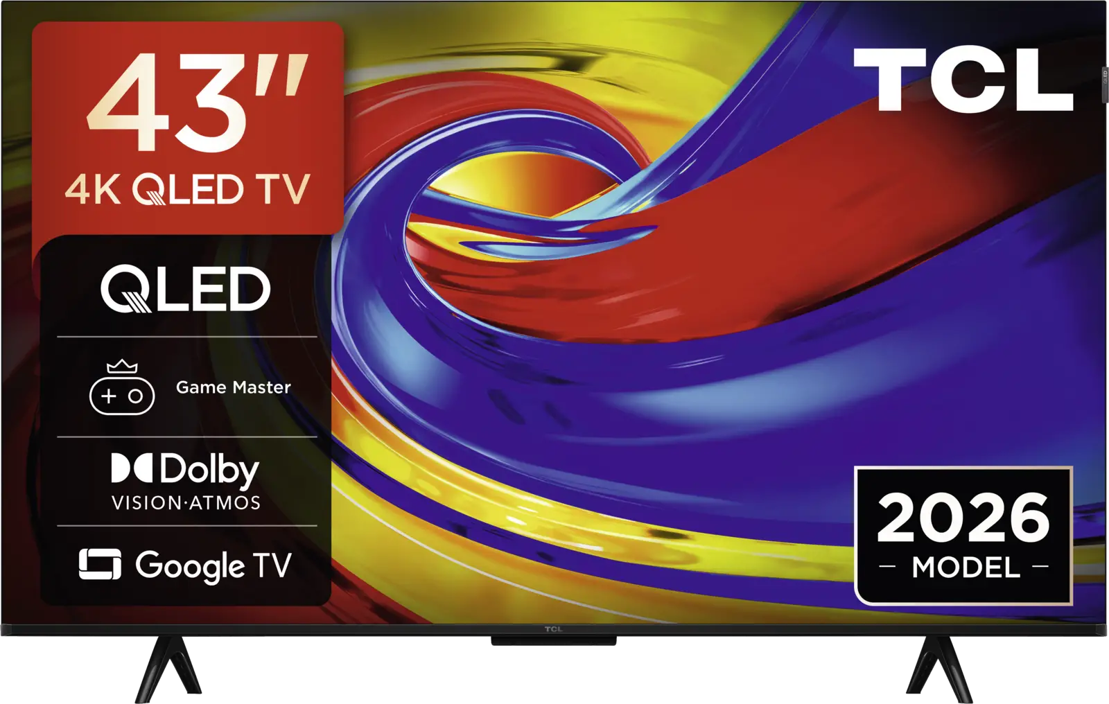 TCL 43QLED780L QLED 4K Google TV (2026)