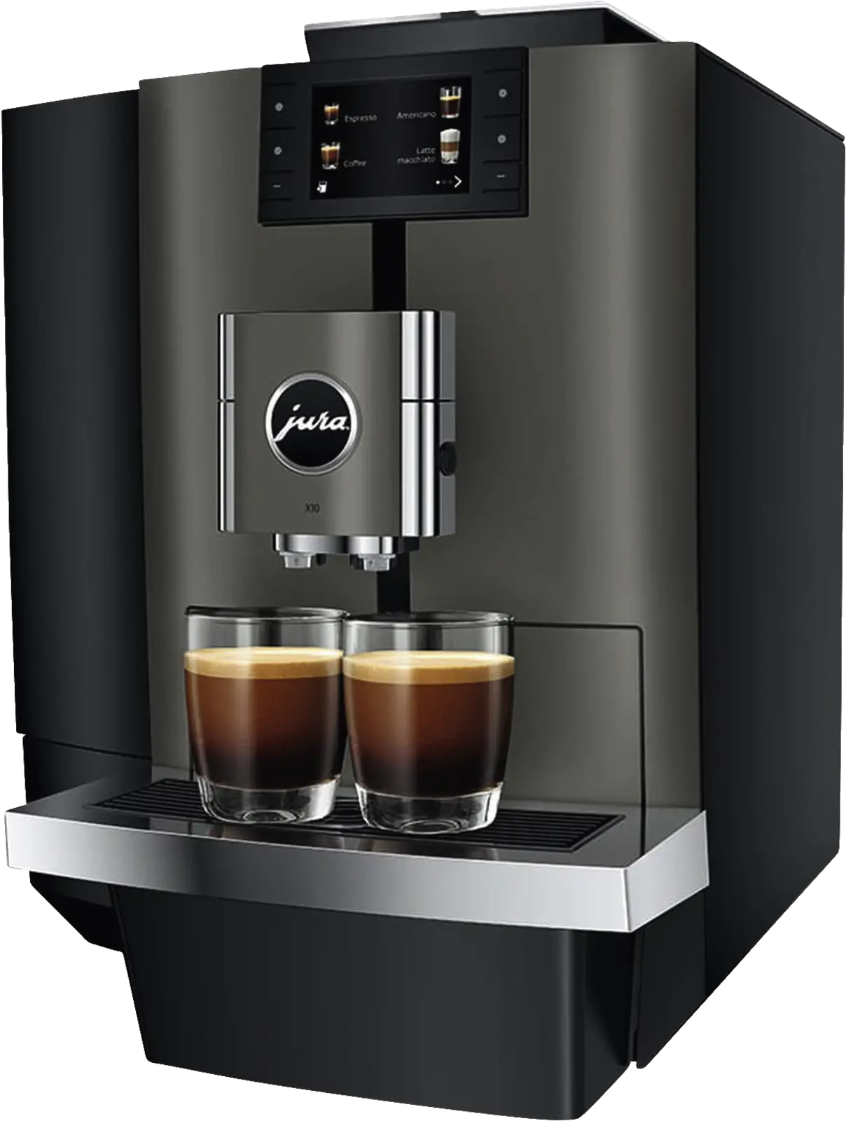 JURA X10 (EB) Dark Inox Volautomatische Koffiemachine