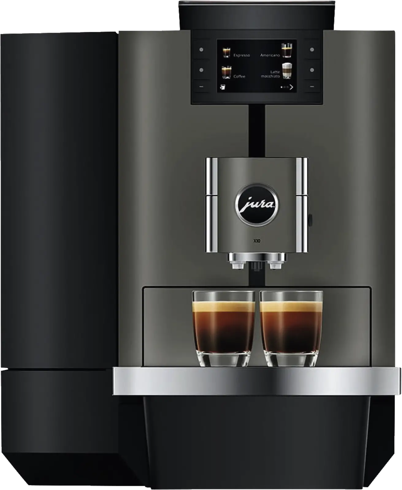 JURA X10 (EB) Dark Inox Volautomatische Koffiemachine