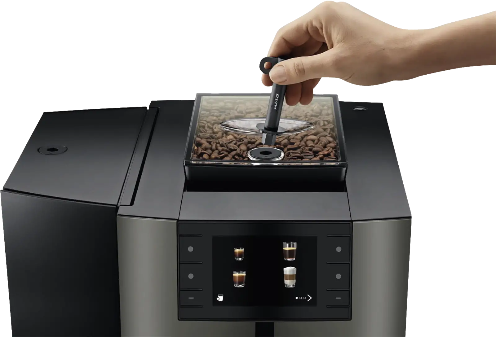JURA X10 (EB) Dark Inox Volautomatische Koffiemachine
