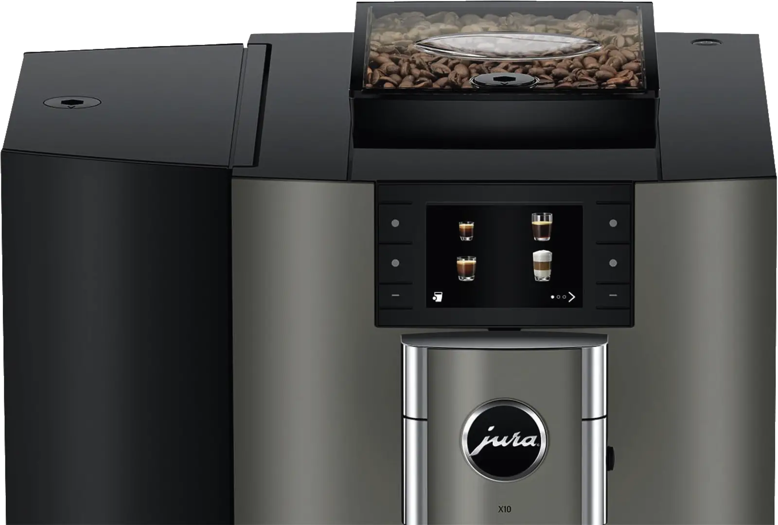 JURA X10 (EB) Dark Inox Volautomatische Koffiemachine