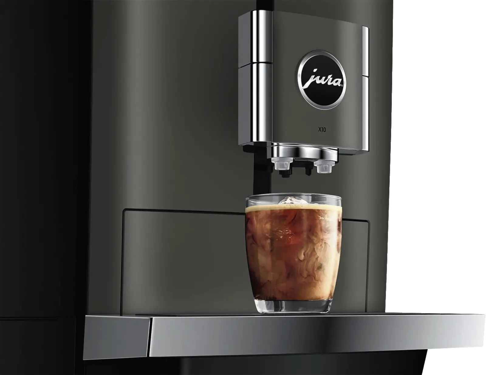 JURA X10 (EB) Dark Inox Volautomatische Koffiemachine