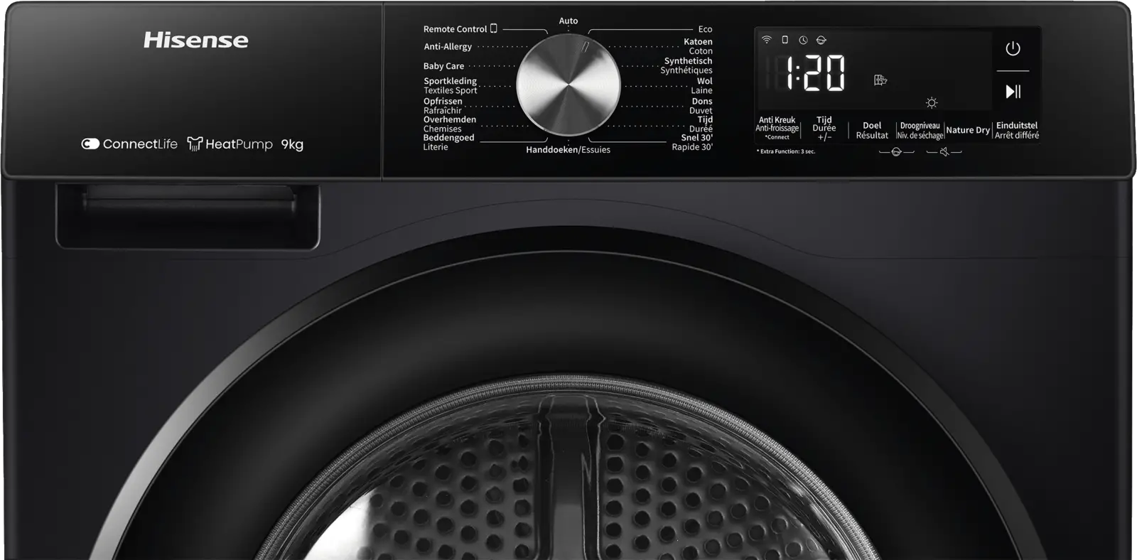 Hisense DH3S902BBCC Warmtepompdroger
