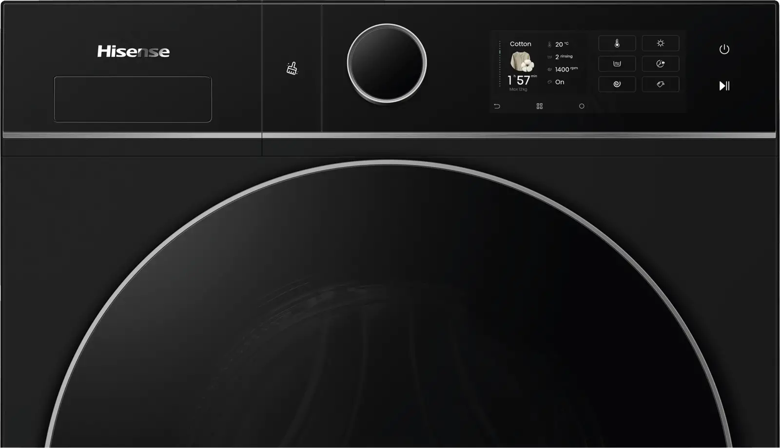 Hisense WD5I1245BBRH/BLX Was-droogcombinatie